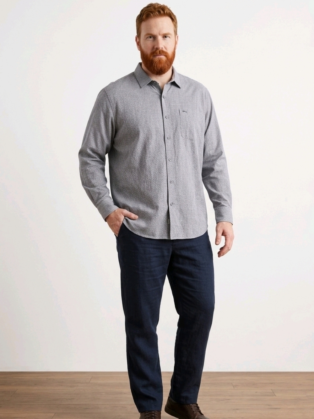 NewBig & Tall Sarasota Stretch Ventura Coast IslandZone® Shirt Sz 2XLT
